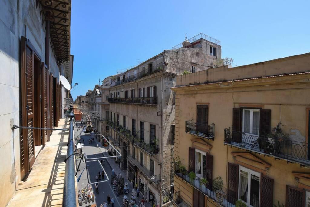 Iflat Casa Teso Con Terrazza Sui Tetti Appartement Palermo Buitenkant foto